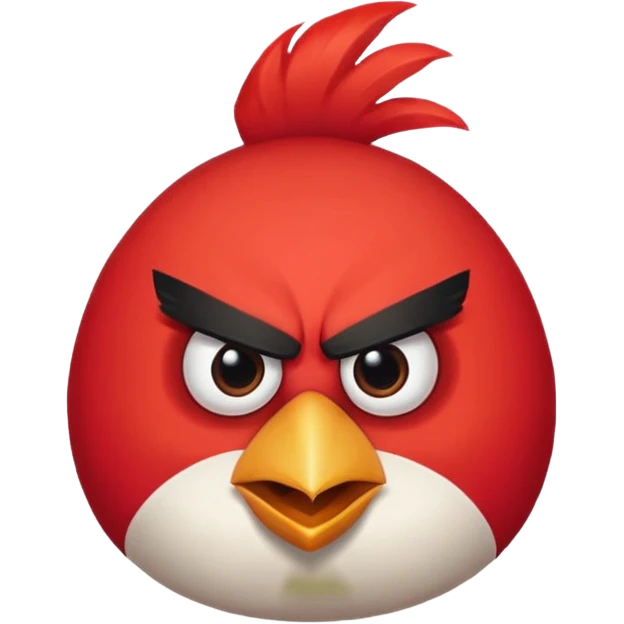 Angry bird emoji