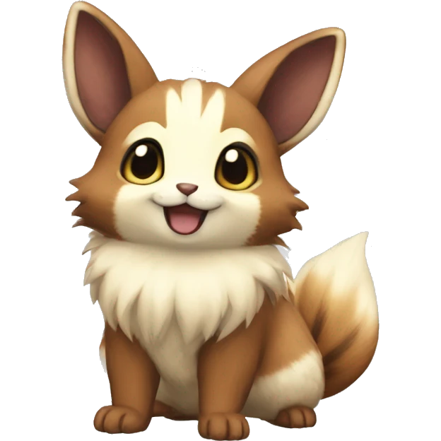 Furret Eevee Rocruff emoji