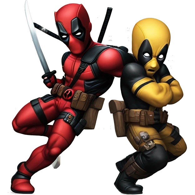 deadpool vs wolverin emoji