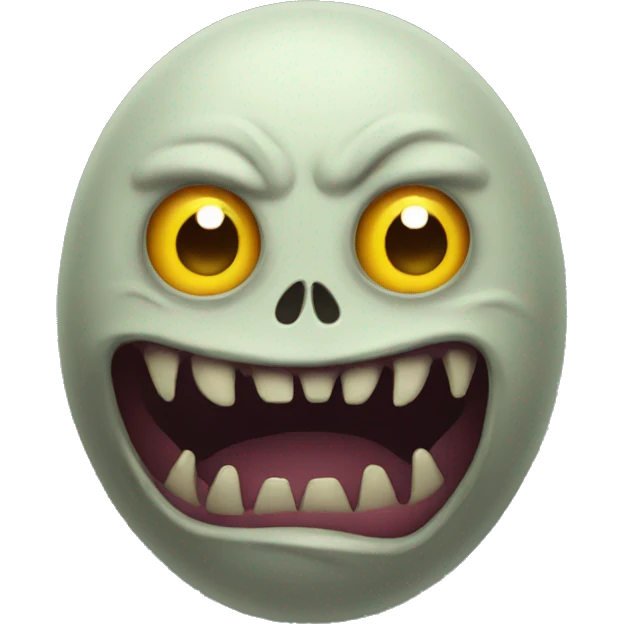 Scary creature emoji