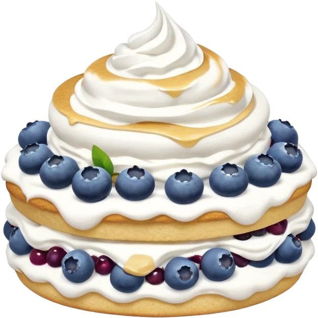 blueberry shortcake emoji