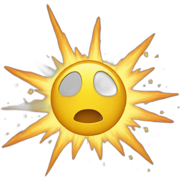 a star exploding emoji