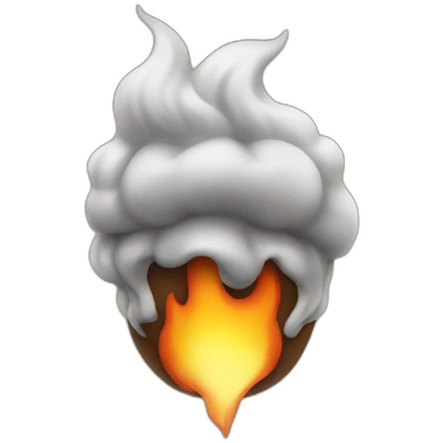 Butt on fire emoji