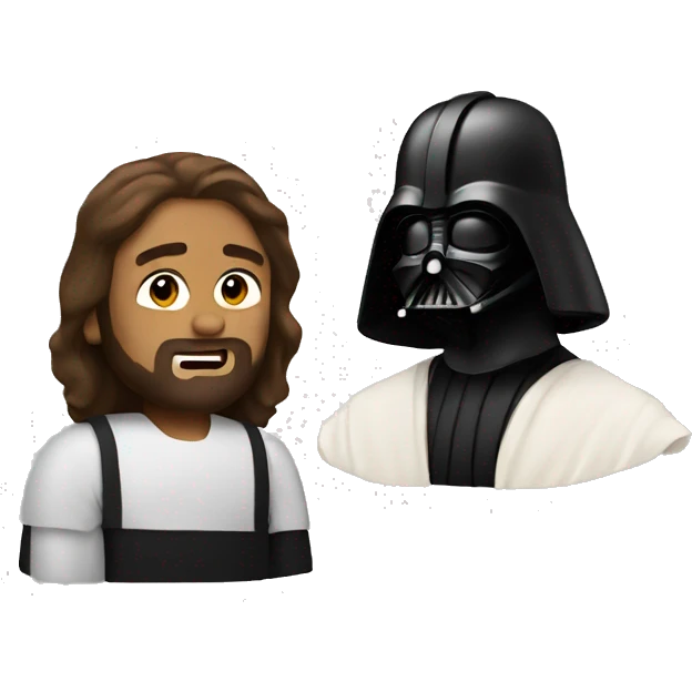 Jesus with darth vader emoji
