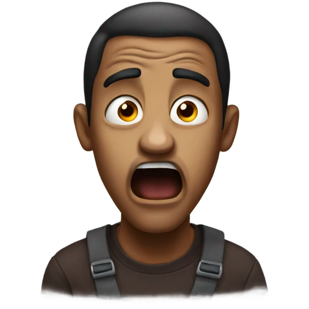 Scared emoji