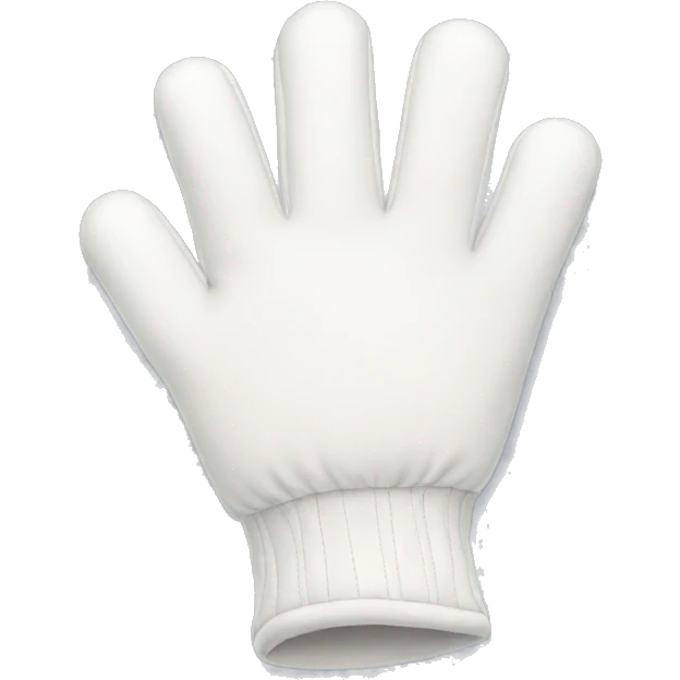 White winter gloves  emoji