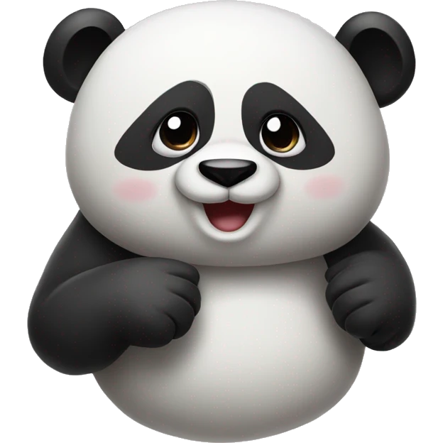 Cute panda emoji