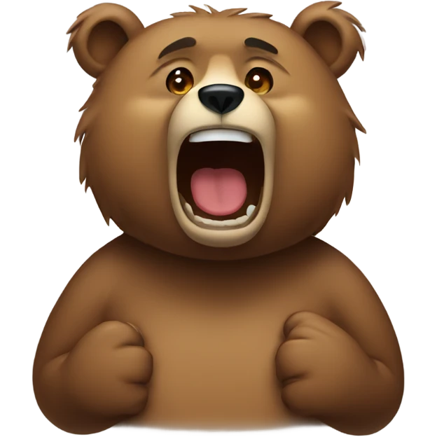 bear crying  emoji