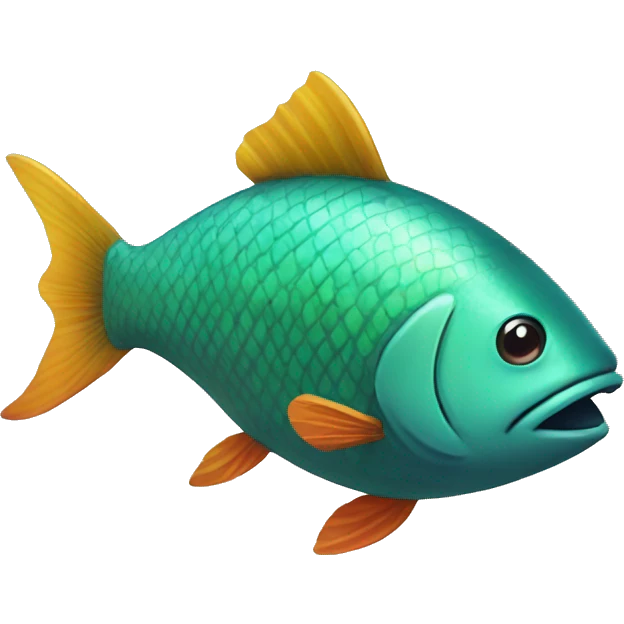 fish with a rocket built into its tail emoji