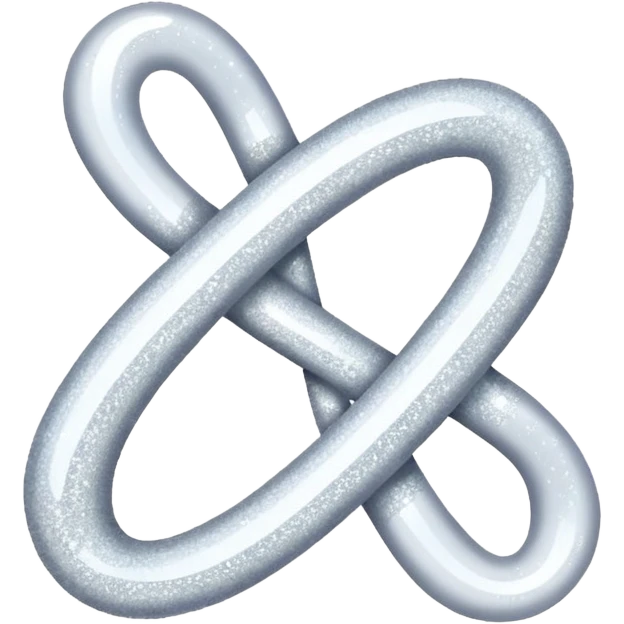 Glitter White Infinite emoji
