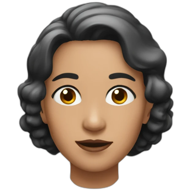 Gran rosa negra emoji