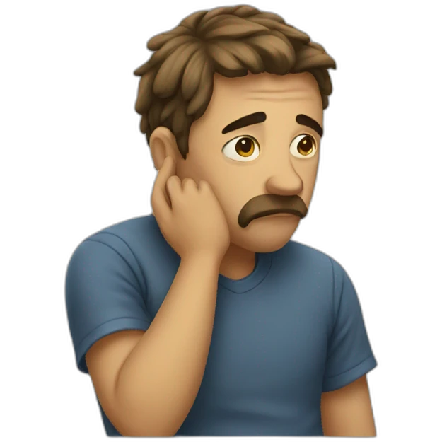Triste emoji