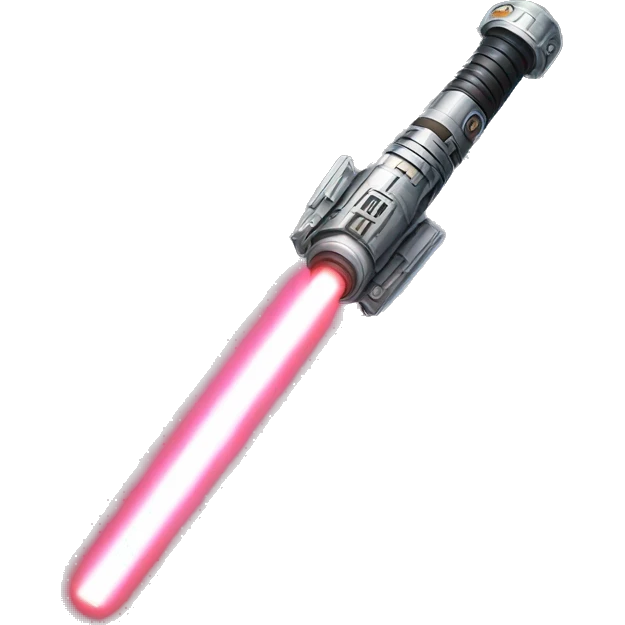 Star Wars lightsaber  emoji