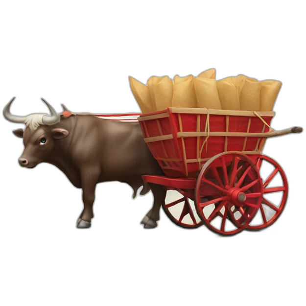 bull cart emoji