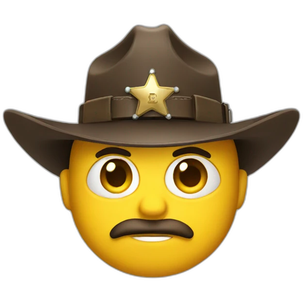 Sheriff, star emoji