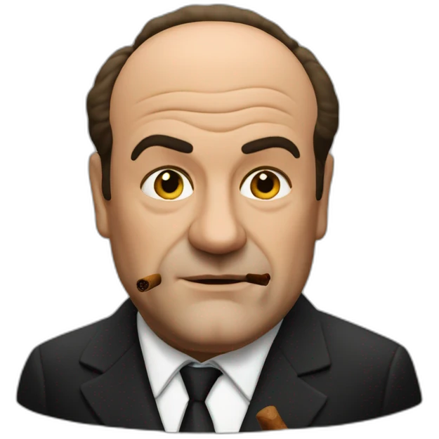 tony soprano with a cigar emoji