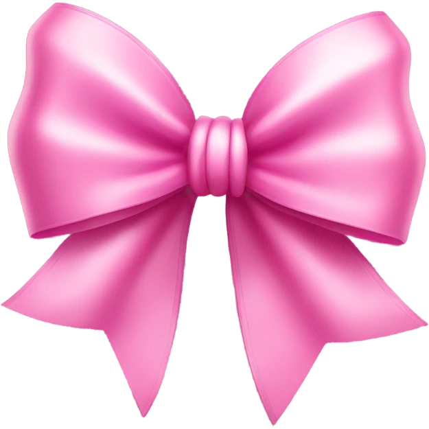 Pink bow emoji