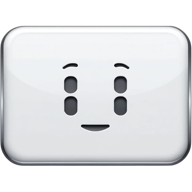 Wide rectangular blank button emoji