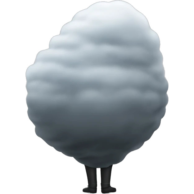 A fog with a big butt emoji