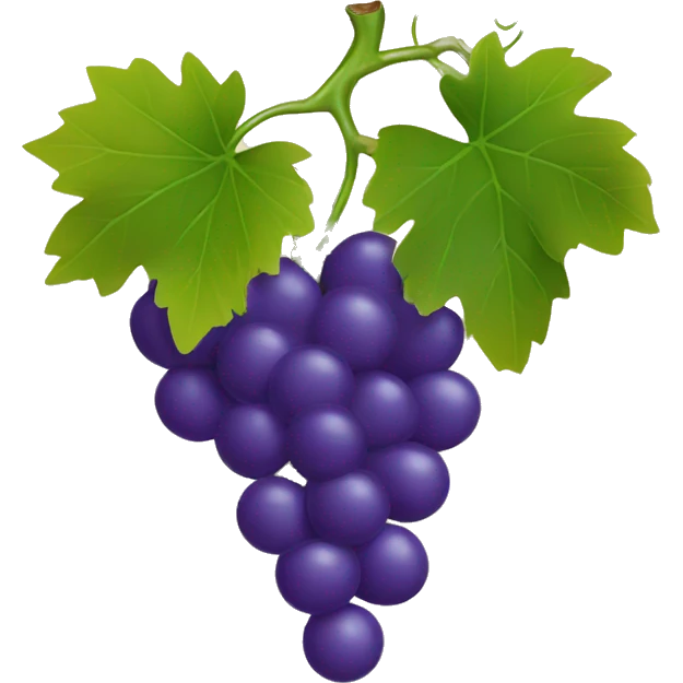 Grapes on vine emoji