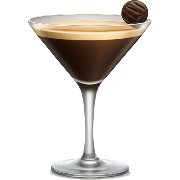Fancy espresso martini emoji