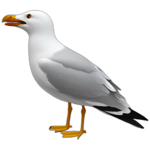drinking-seagull emoji