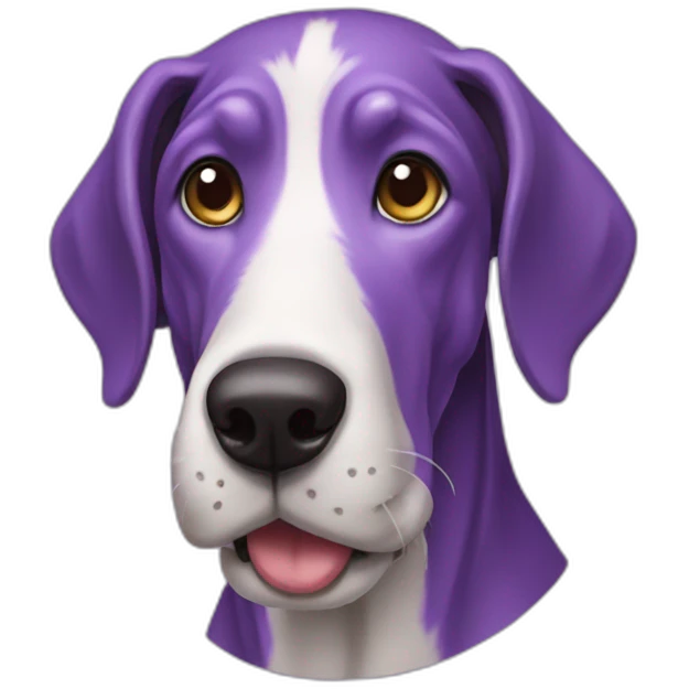 purple-hound emoji