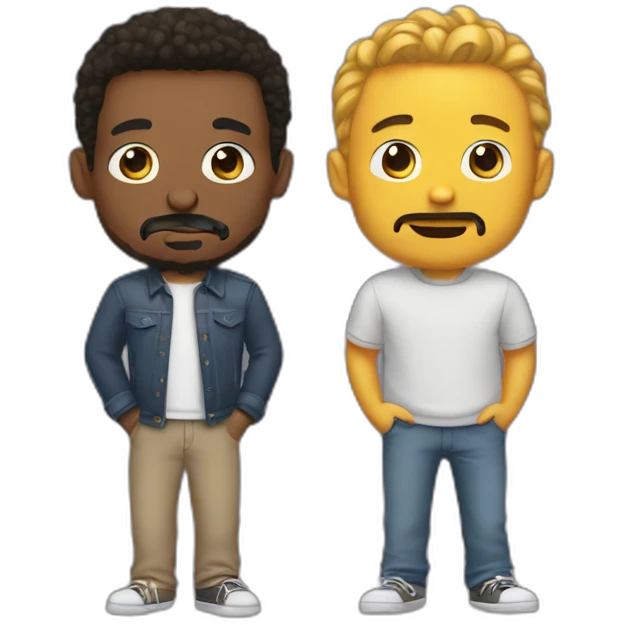 Vinny & Baxter  emoji