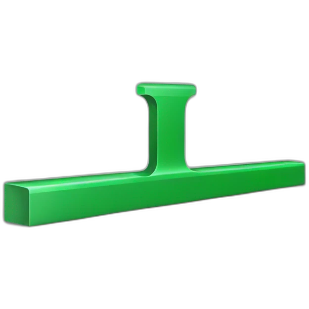 green line on top of grey line emoji