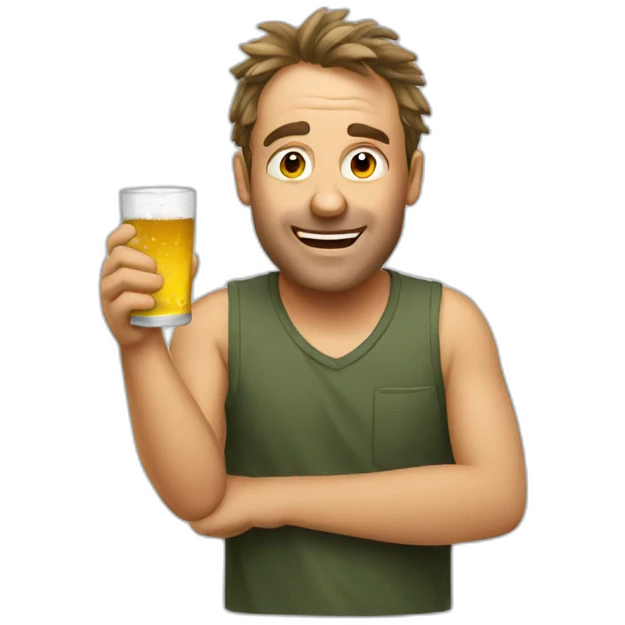 drunk aussie emoji