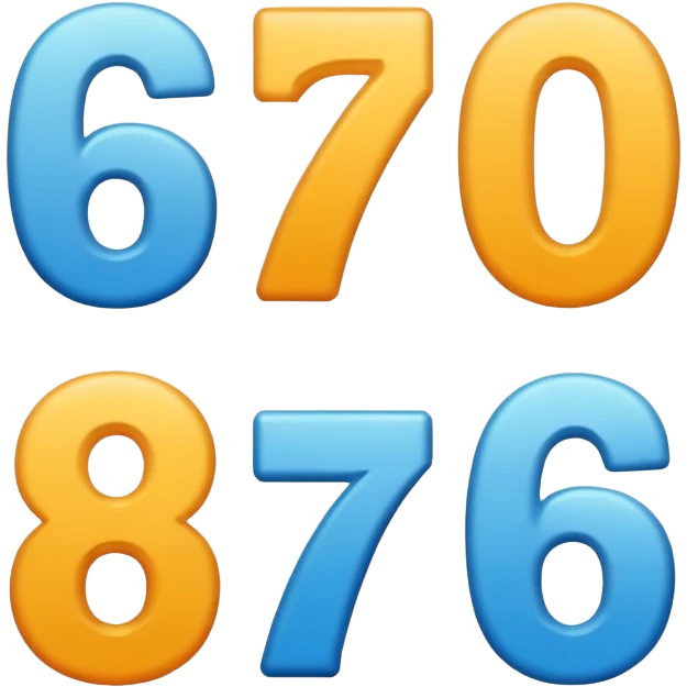 6 7 emoji