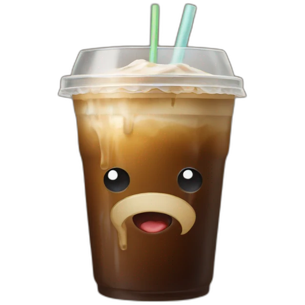 Iced coffee emoji