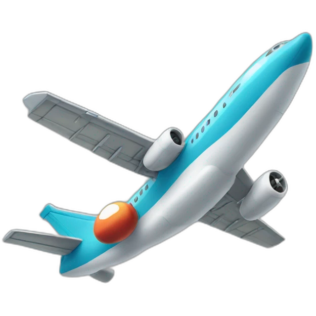 avión volando emoji
