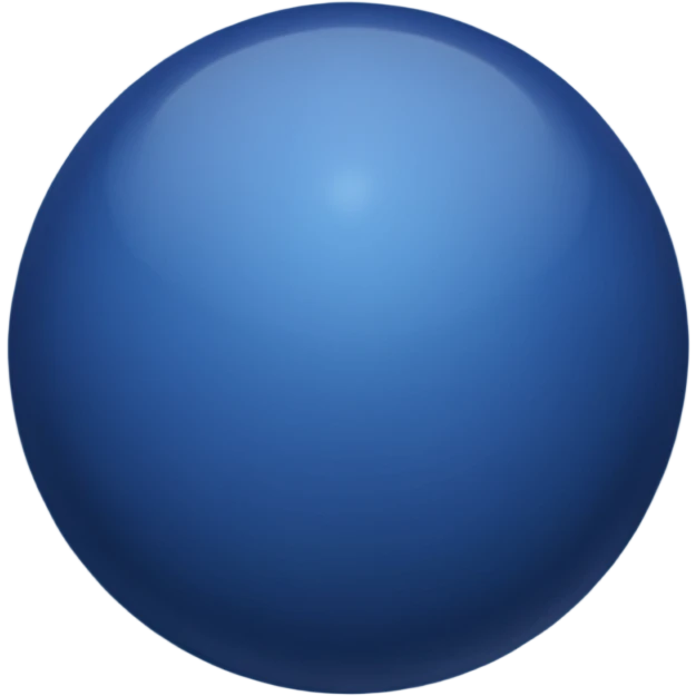 Dark blue emoji