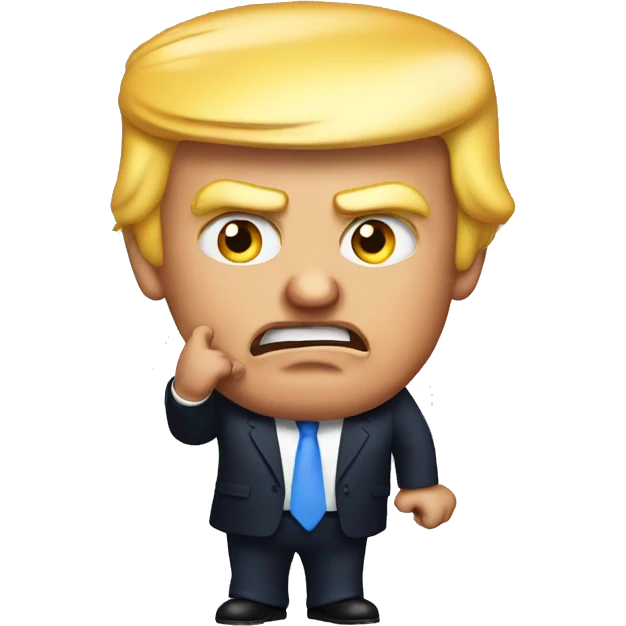 Trump mad emoji