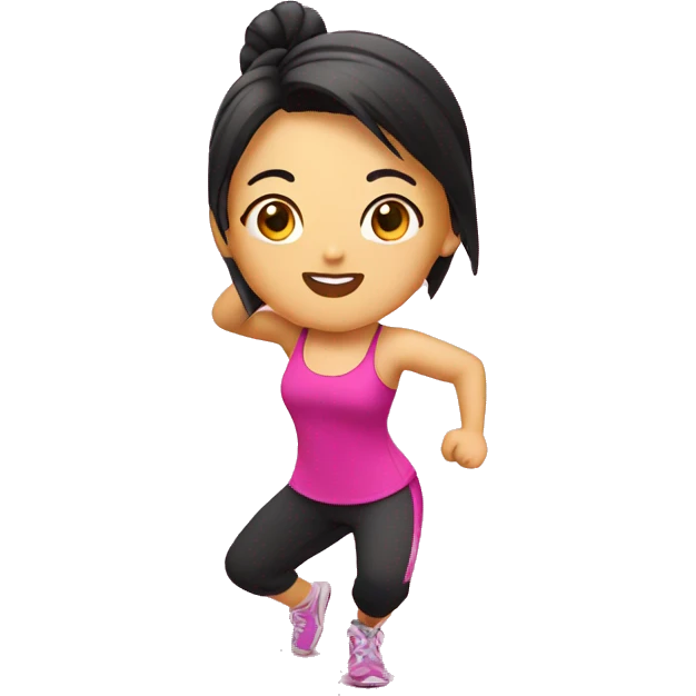 zumba asian emoji