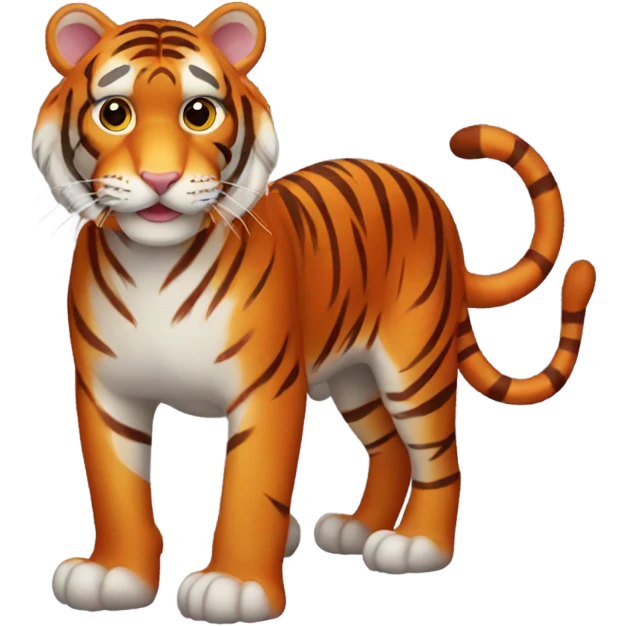 red tiger emoji