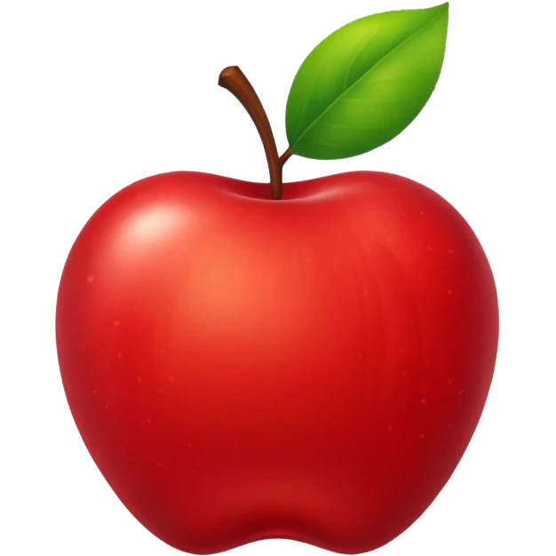 red apple emoji