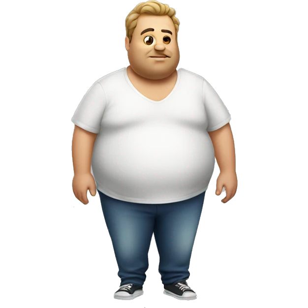Fat dude  emoji