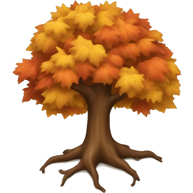 Fall tree emoji