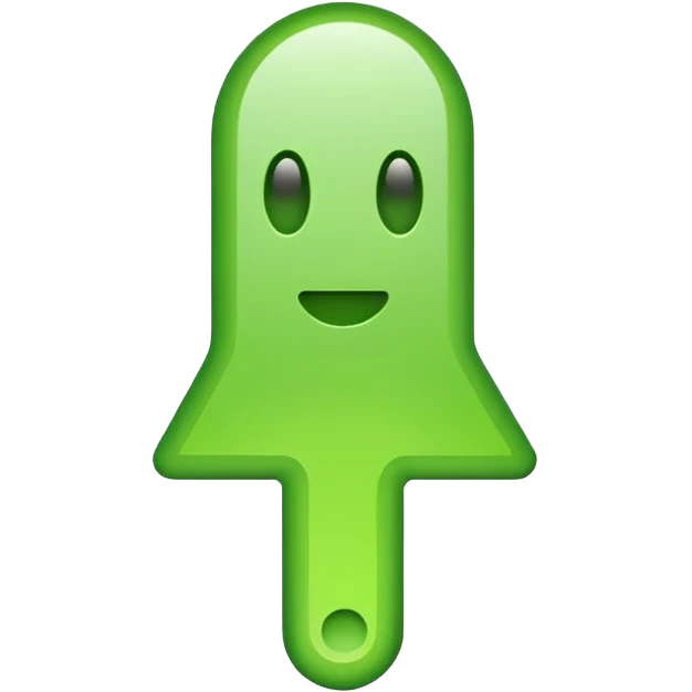 сделай восклицательный знак в светло зеленом цвете емоджи emoji
