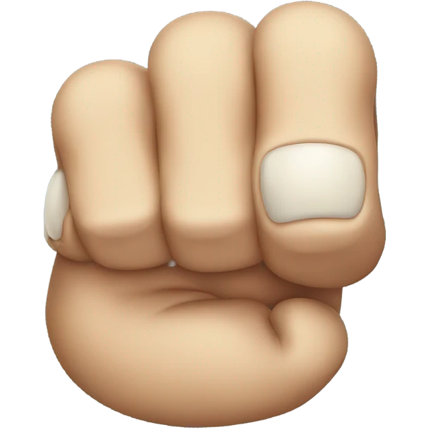 Biting knuckles emoji