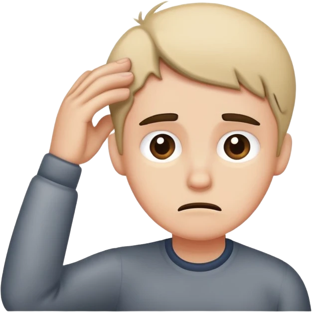 Scratching head emoji