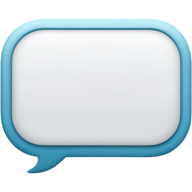 speech bubble emoji