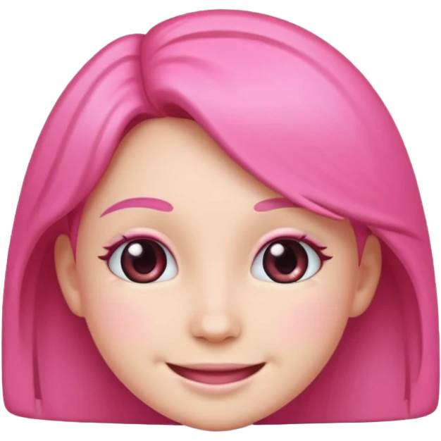 make me a discord emoji saying im just a girl make it pink emoji