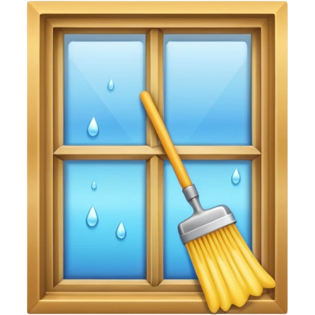 window being cleaned emoji