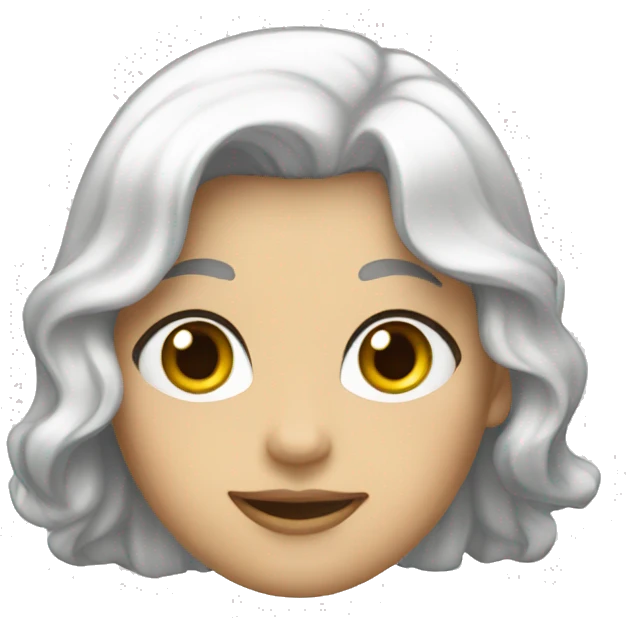 Una perla blanca emoji