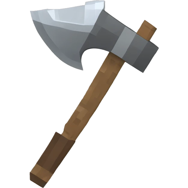 Minecraft axe emoji | AI Emoji Generator