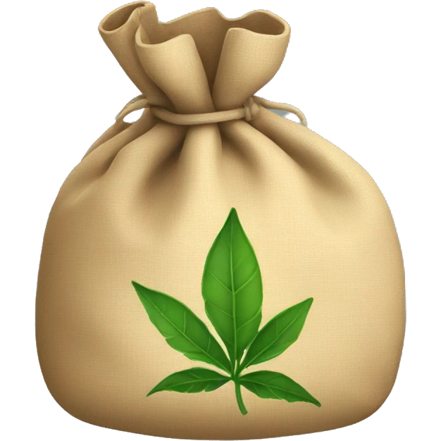 Medicine leaf bag emoji
