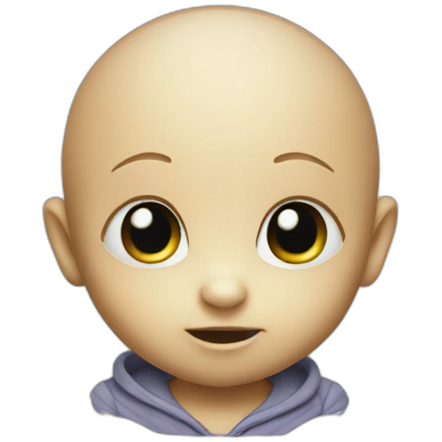 A baby alien emoji